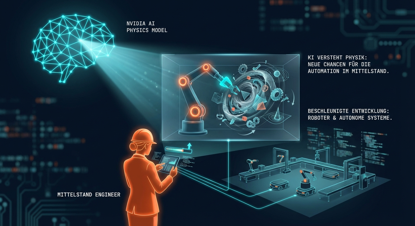 KI versteht Physik: Neue Chancen für die Automation im Mittelstand