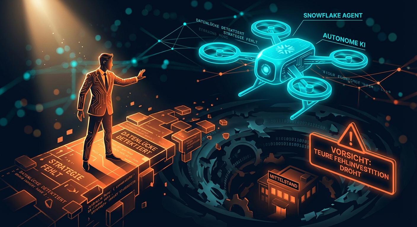Agenten-KI: Snowflake-Experte rät Mittelständlern zur Vorsicht
