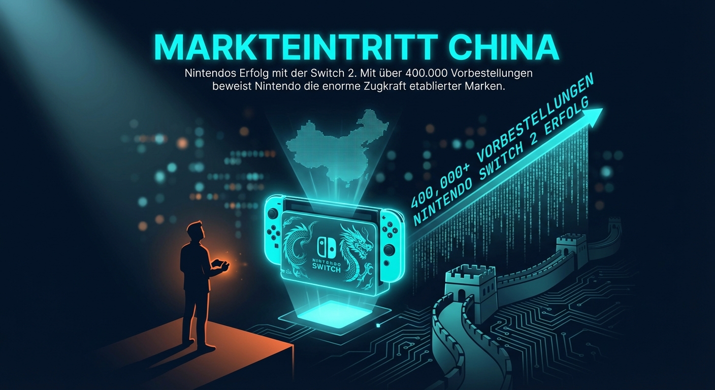 Markteintritt China: Nintendos Erfolg mit der Switch 2