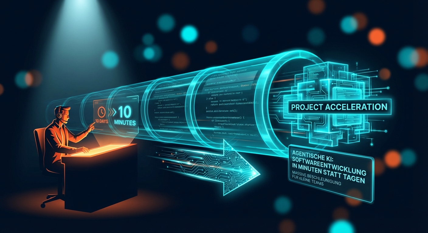 Agentische KI: Softwareentwicklung in Minuten statt Tagen