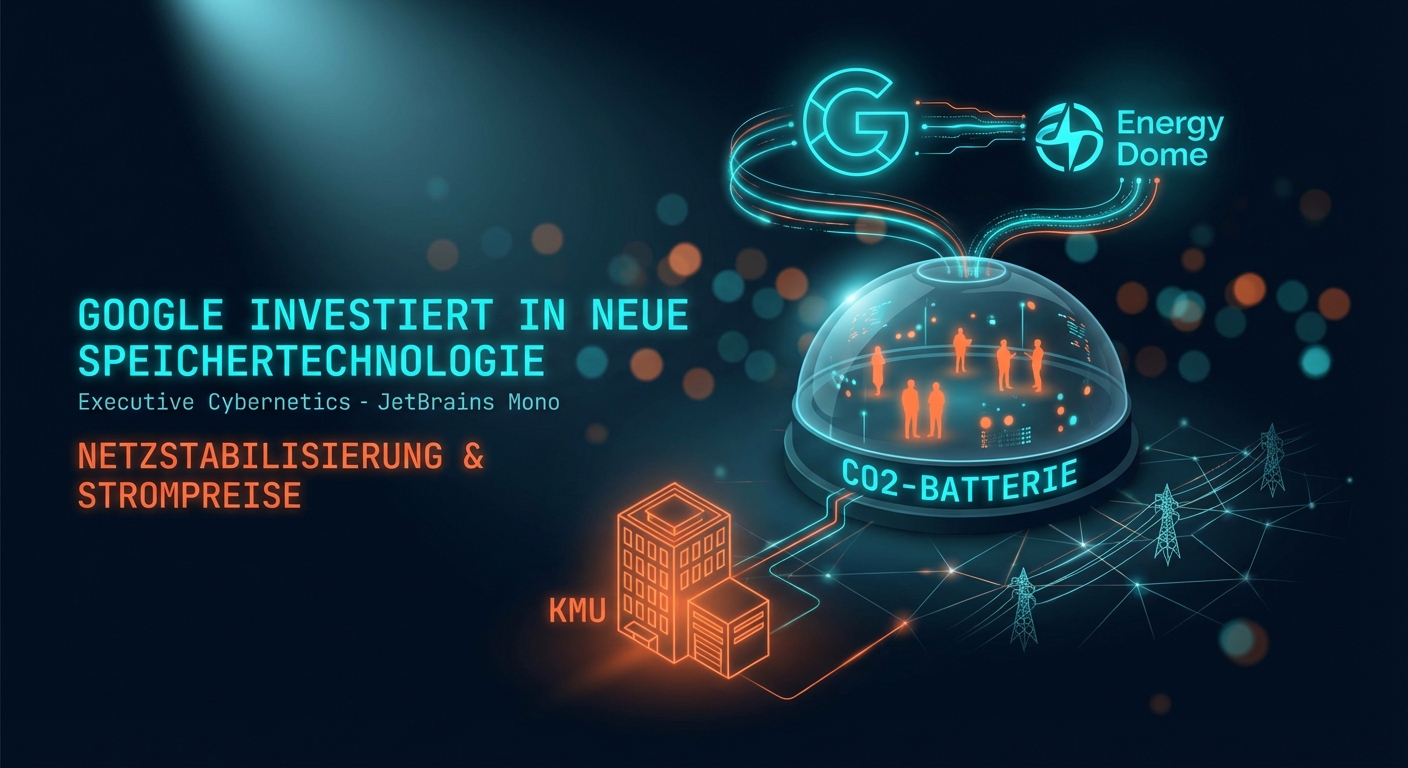 CO2-Batterie: Google investiert in neue Speichertechnologie