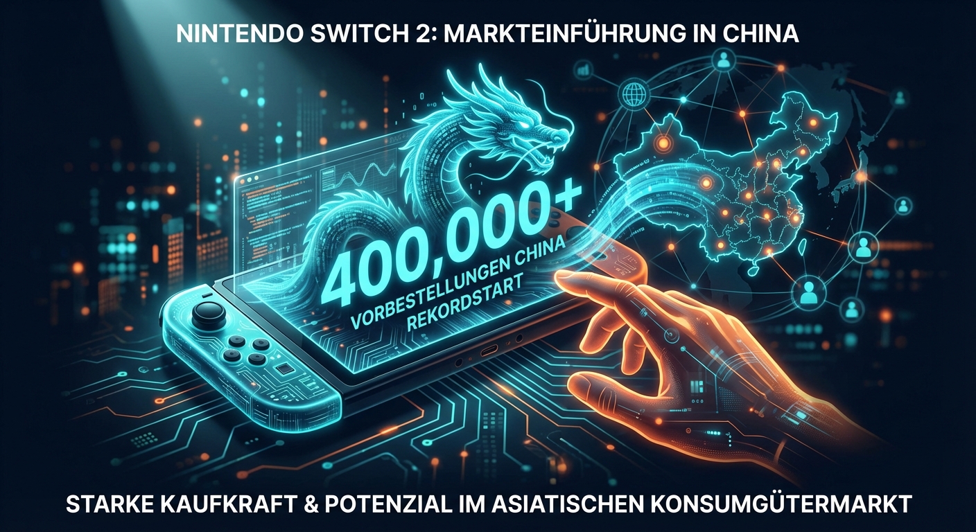 Nintendo Switch 2: Markteinführung in China mit Rekordzahlen