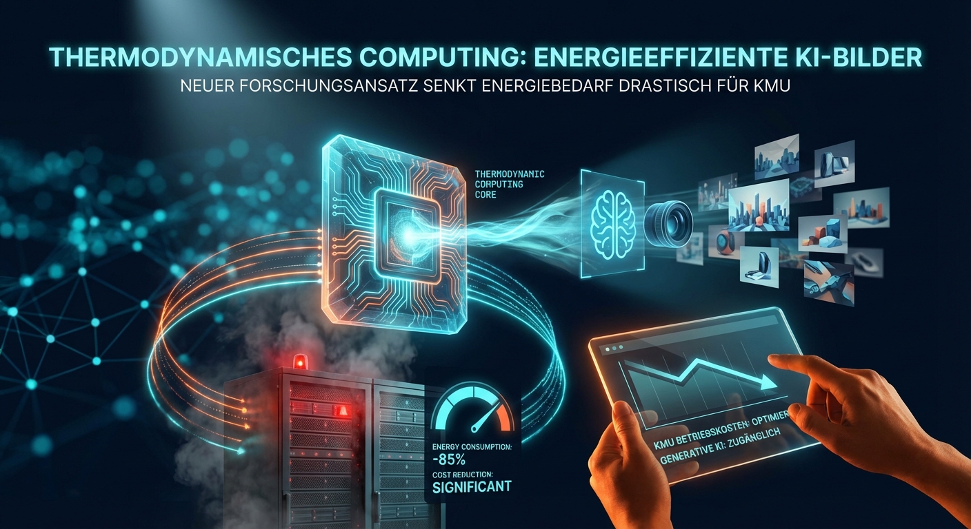 Thermodynamisches Computing für energieeffiziente KI-Bilder