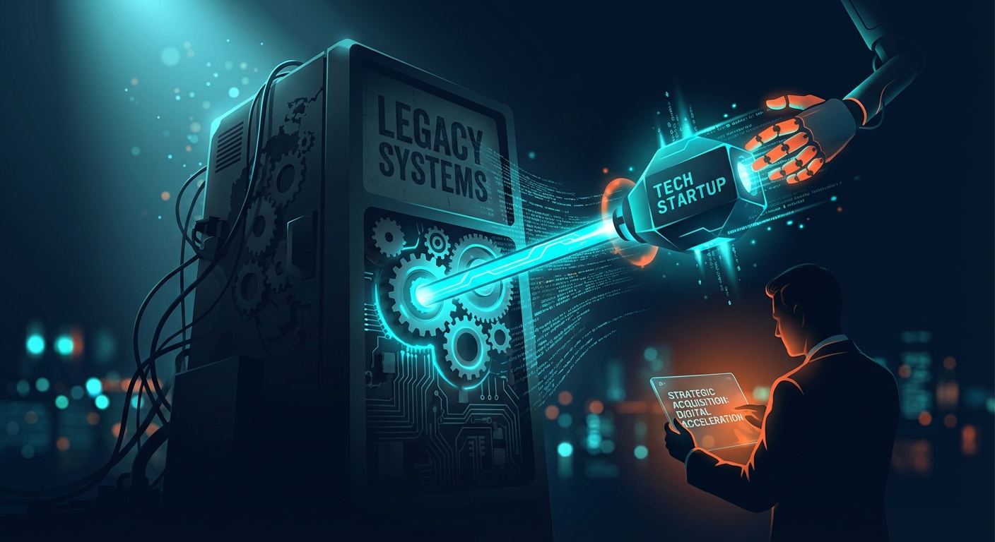Unternehmensübernahme: Wie der Zukauf von Startups Legacy-IT löst