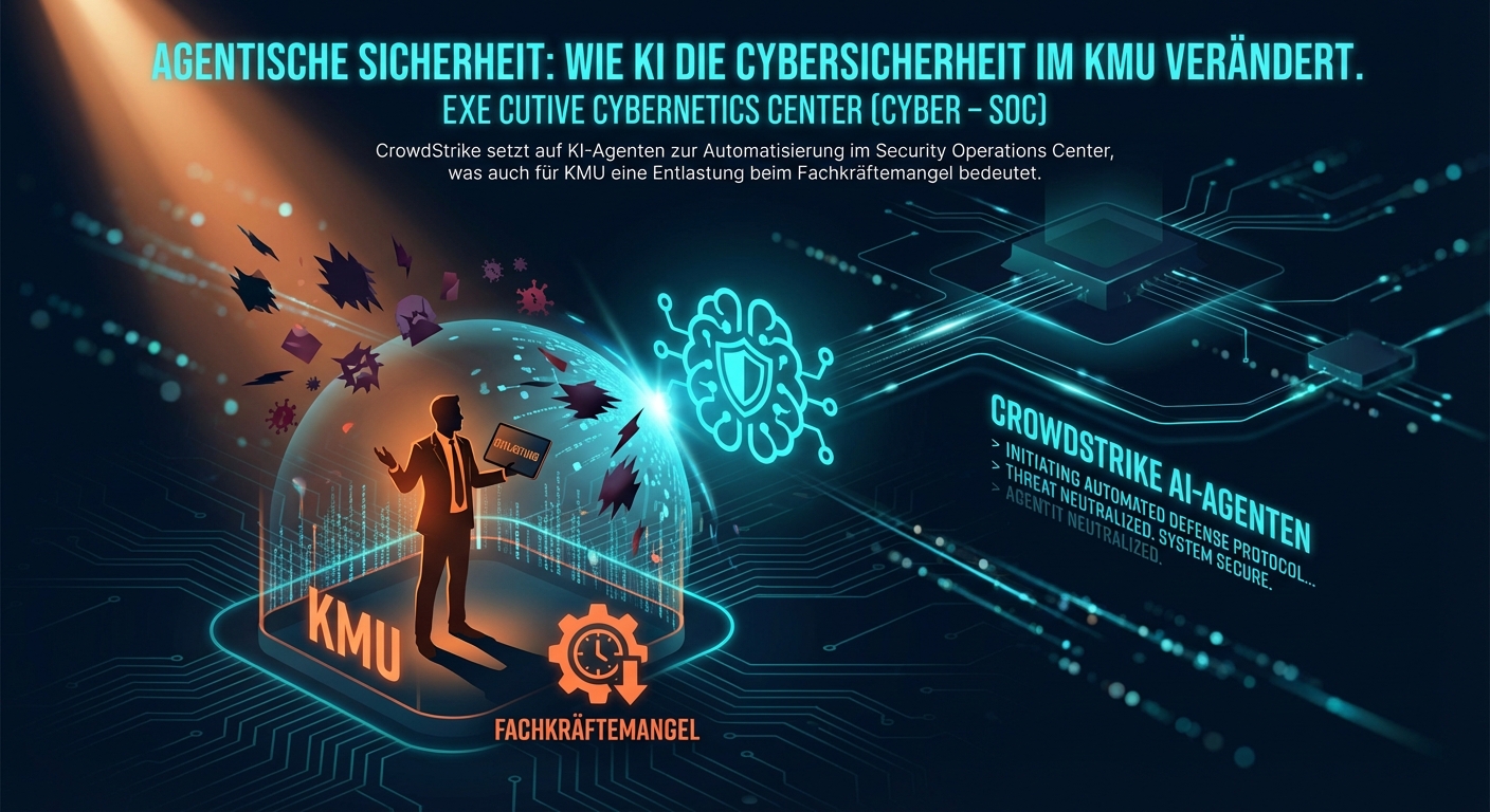 Agentische Sicherheit: Wie KI die Cybersicherheit im KMU veraendert