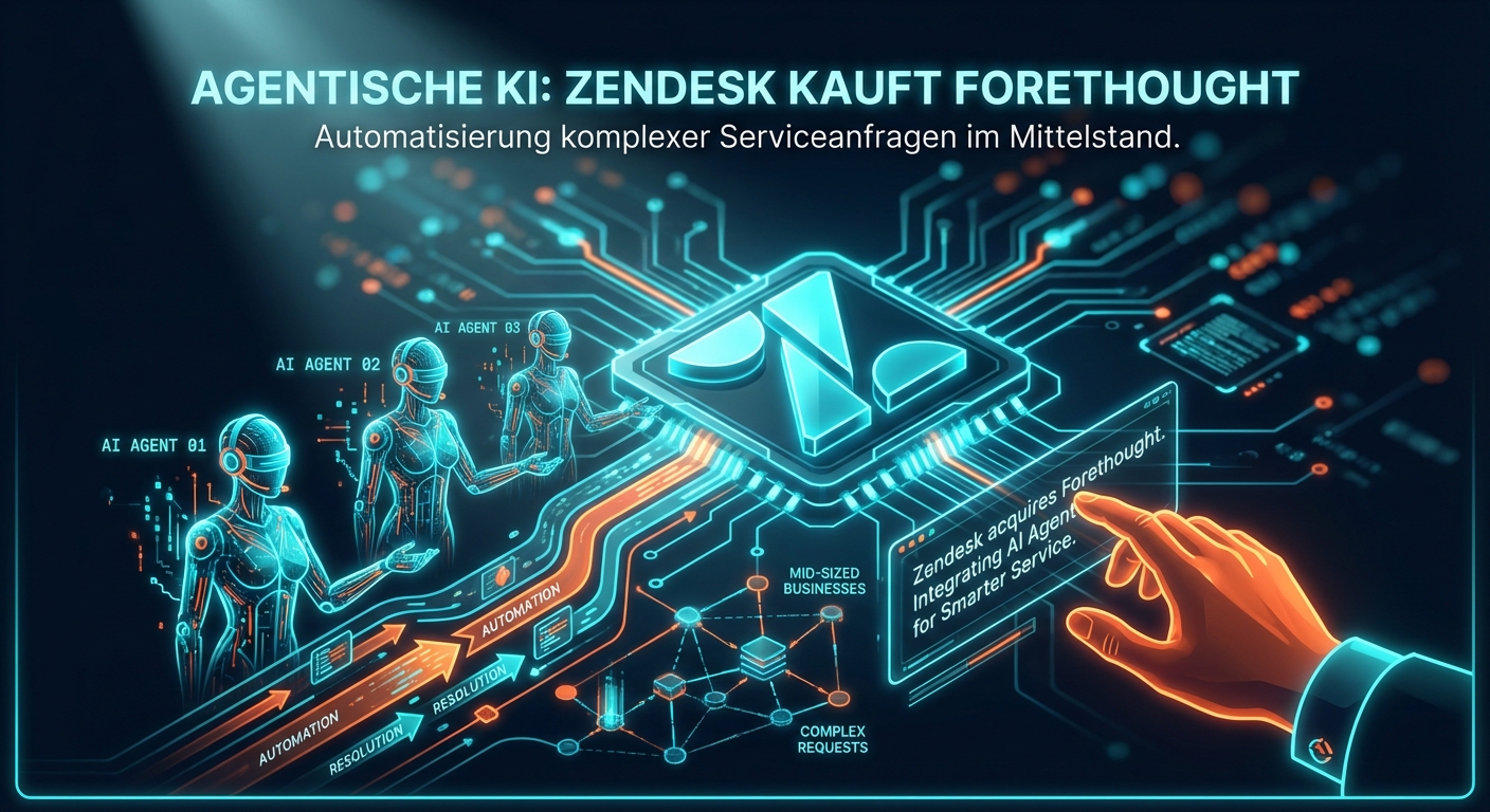 Agentische KI: Zendesk kauft Forethought fuer den Kundenservice