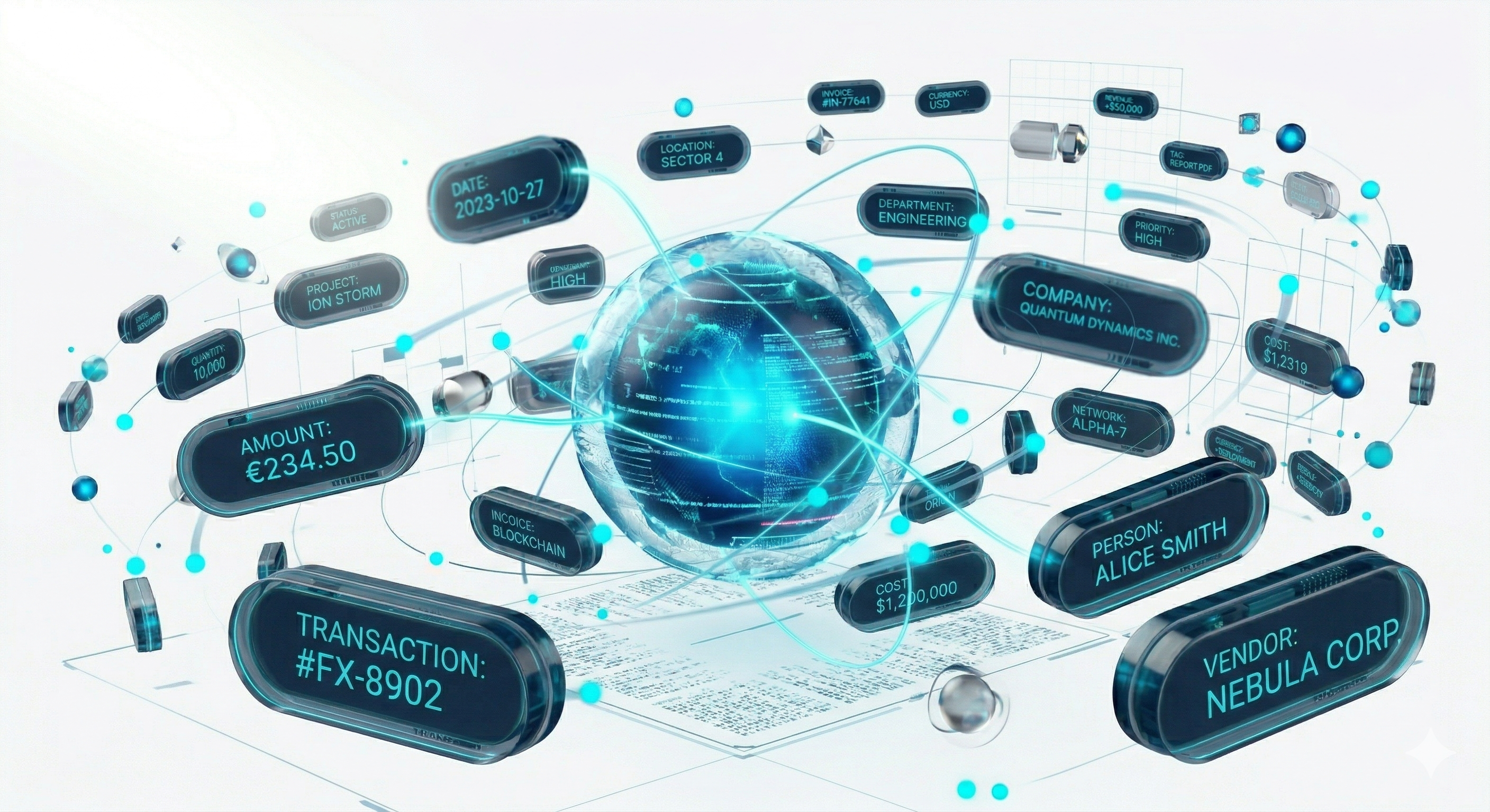 BrunoSan knowledge atom — every document becomes connected intelligence