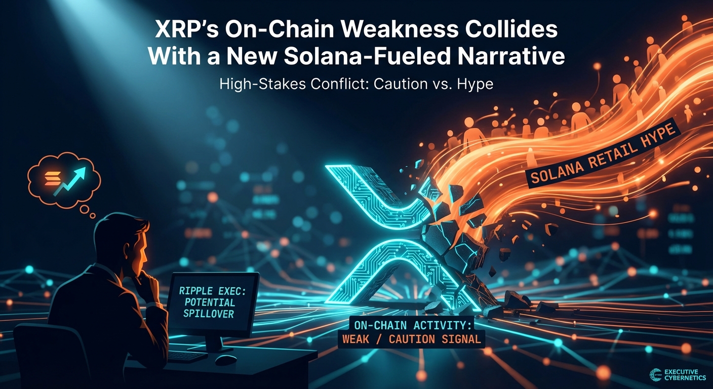 XRP's On-Chain Weakness Collides With a New Solana-Fueled Narrative