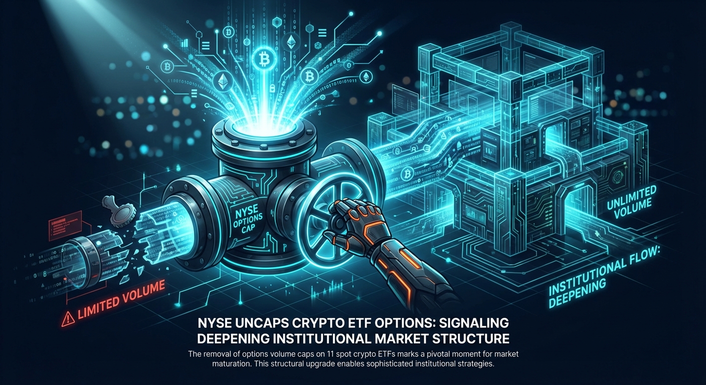 NYSE Uncaps Bitcoin and Ethereum ETF Options, Signaling Deepening Institutional Market Structure