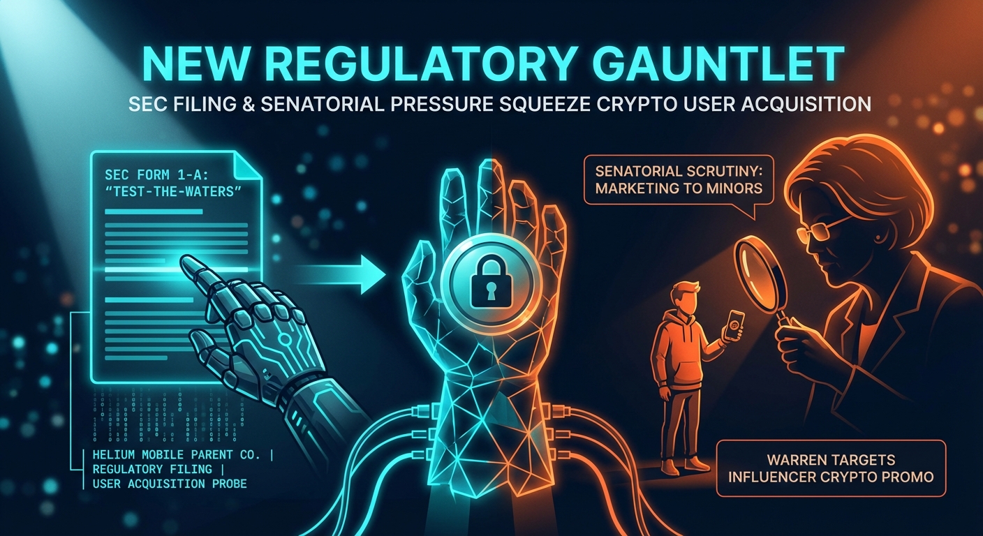 SEC Filing and Senatorial Scrutiny Signal New Regulatory Gauntlet for Crypto User Acquisition
