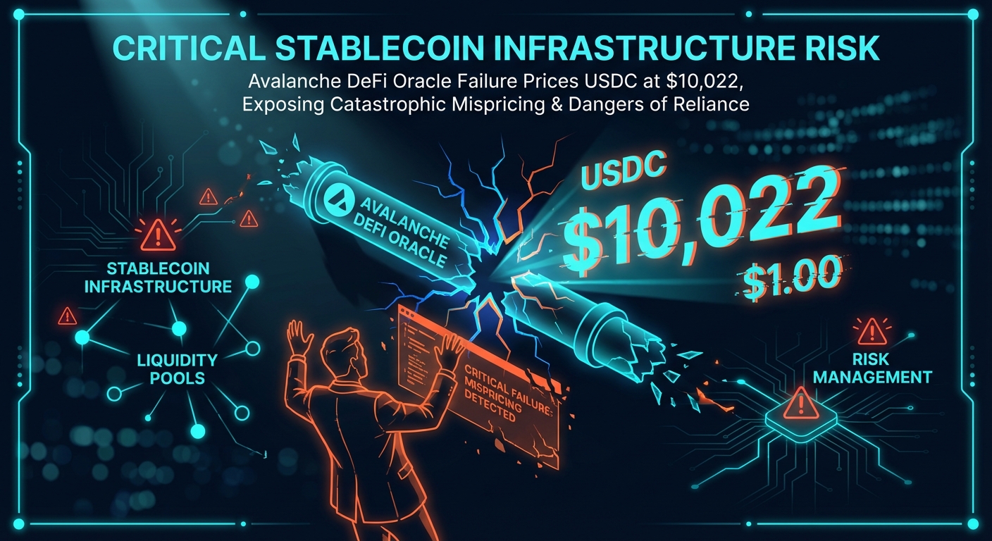 Avalanche DeFi Oracle Failure Prices USDC at $10,022, Exposing Critical Stablecoin Infrastructure Risk