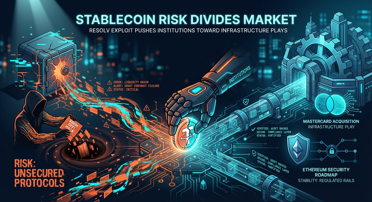 Stablecoin Risk Divides Market: Resolv Exploit Pushes Institutions Toward Infrastructure Plays