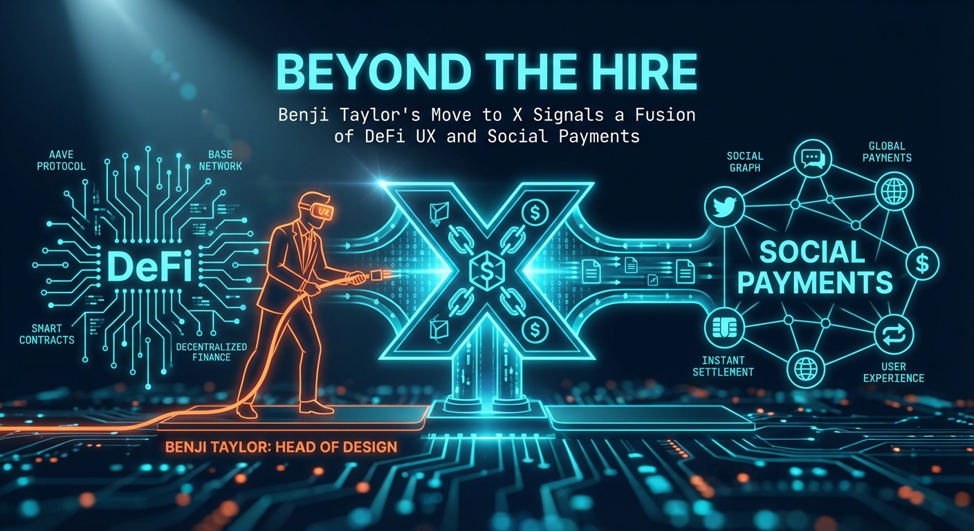 Beyond the Hire: How Benji Taylor's Move to X Signals a Fusion of DeFi UX and Social Payments