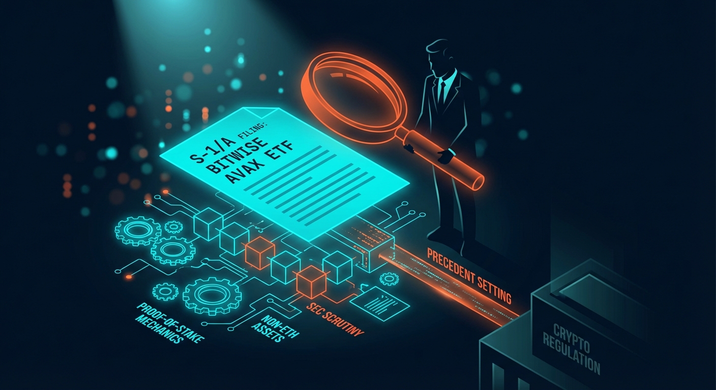 Bitwise Amends Avalanche ETF Filing, Revealing SEC's Deepening Scrutiny of Non-ETH Assets