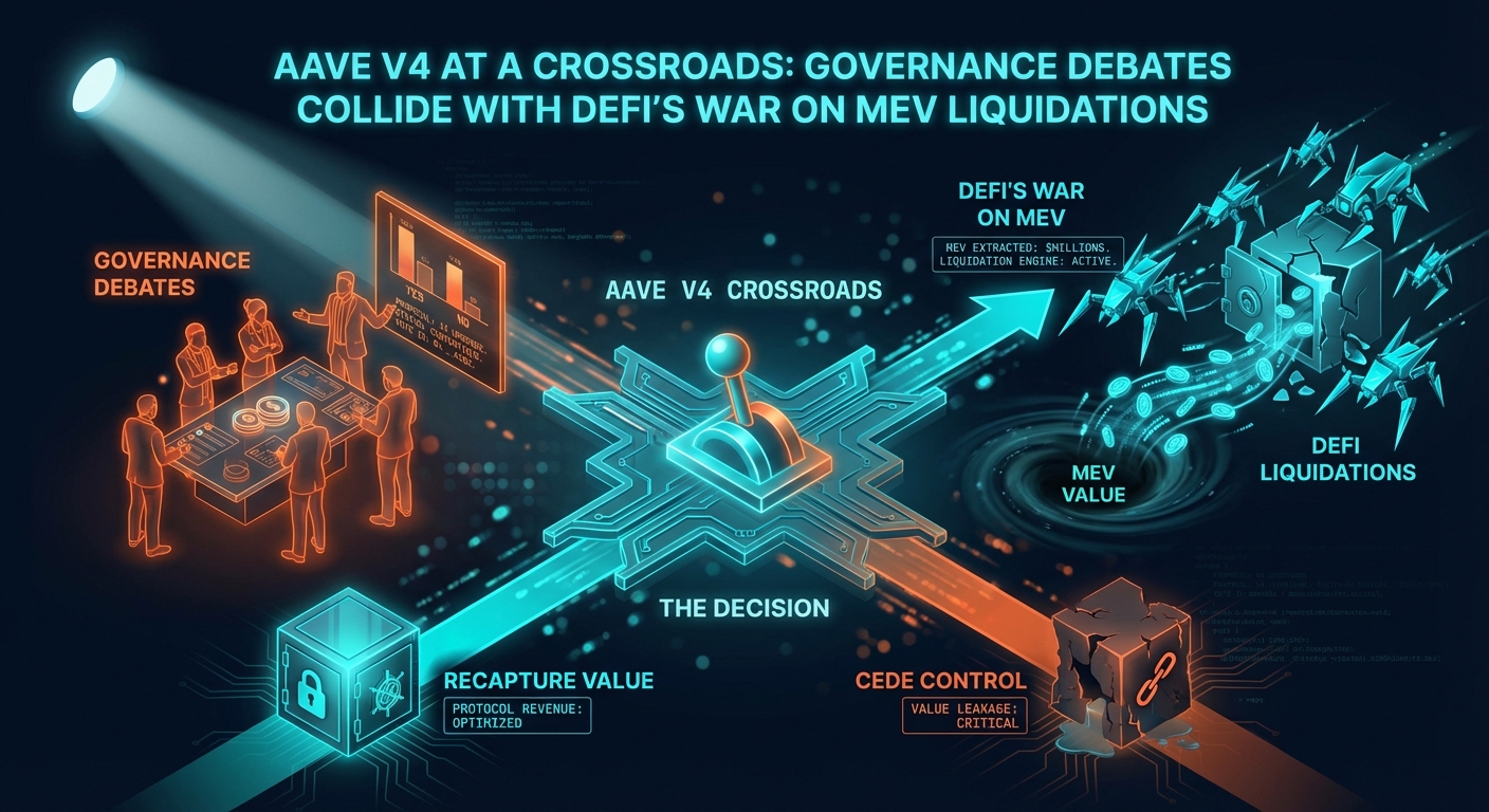 Aave V4 at a Crossroads: Governance Debates Collide with DeFi's War on MEV Liquidations