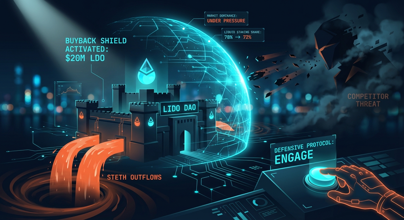 Lido DAO's $20M Buyback: More Than Price Support, It's a Defensive Play