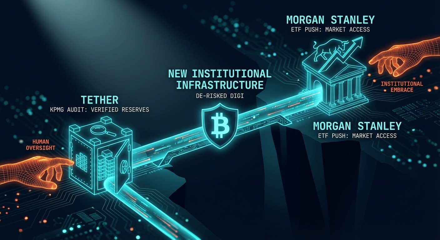 Tether's KPMG Audit and Morgan Stanley's ETF Push Signal a New Institutional Infrastructure for Bitcoin