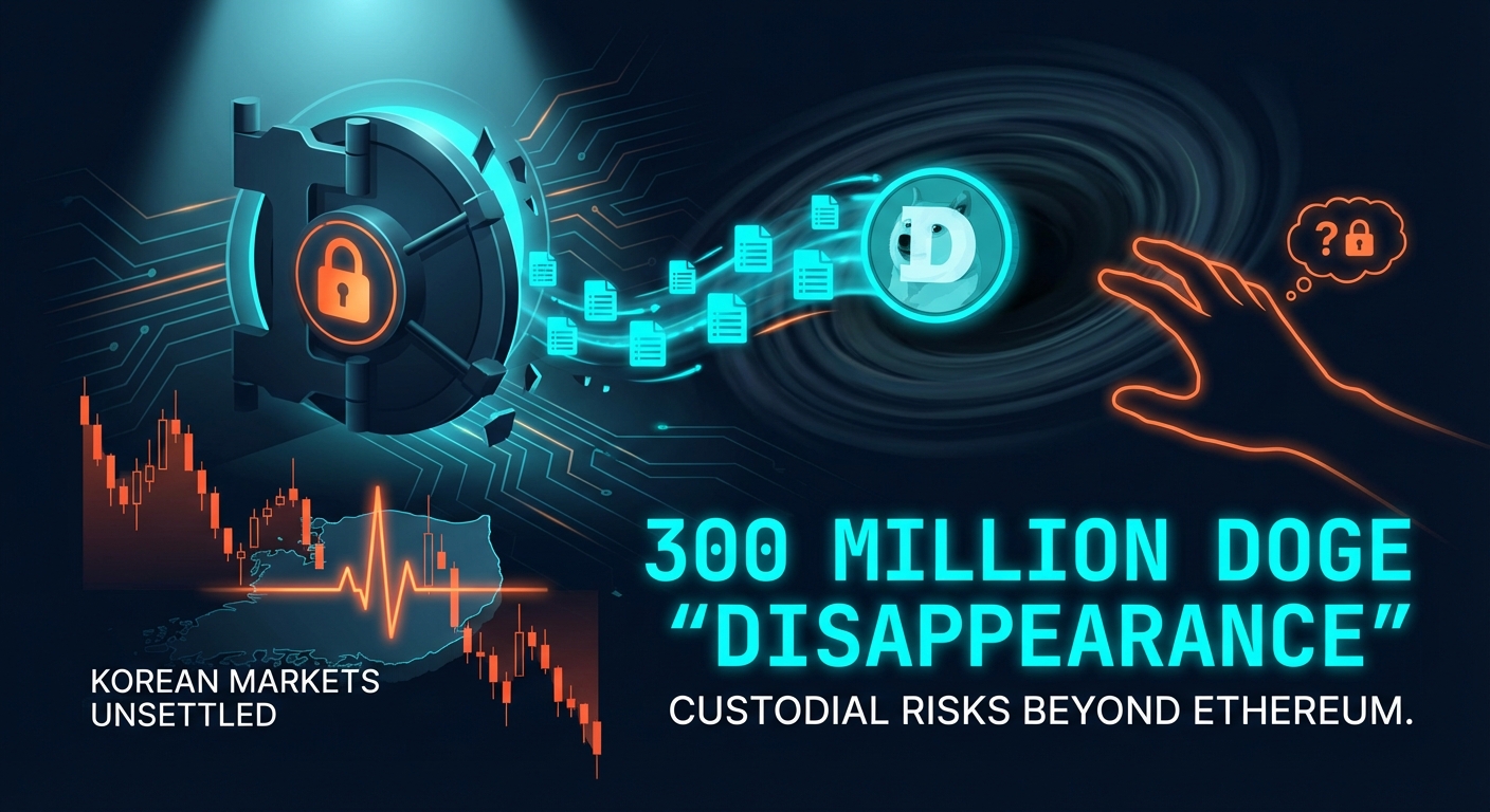 Dogecoin Exploit Fears Unsettle Korean Markets, Highlighting Custodial Risks Beyond Ethereum