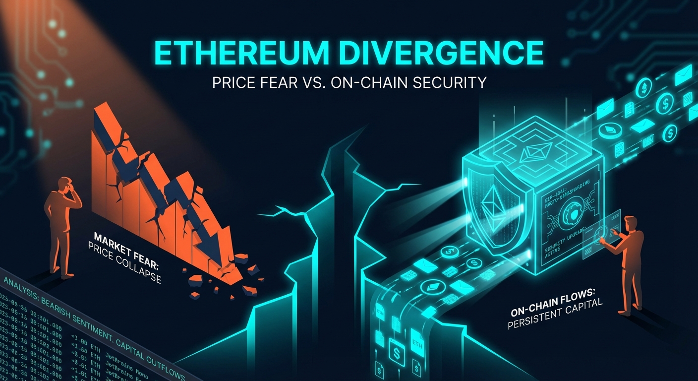 Ethereum Faces Divergence: Price Fear Contrasts with On-Chain Security Upgrades