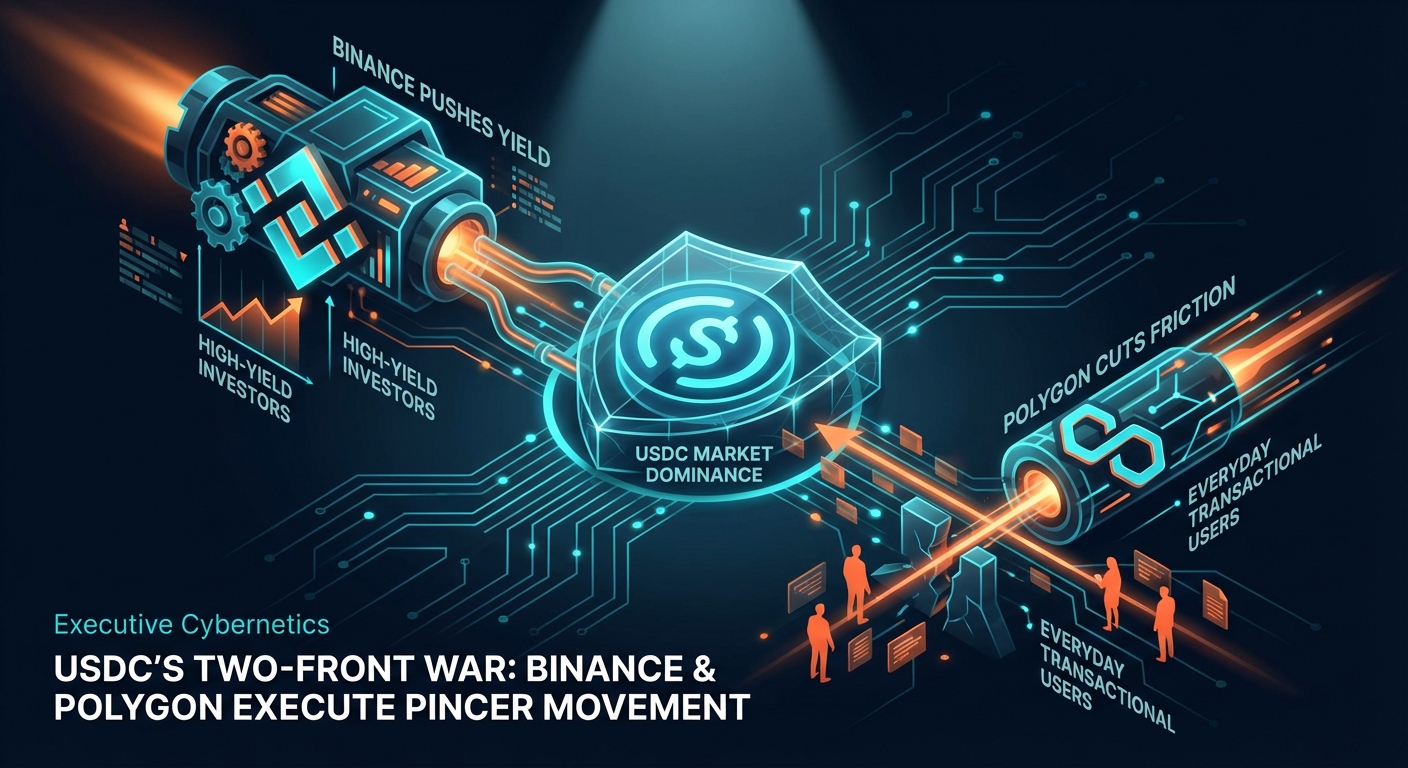 USDC's Two-Front War: Binance Pushes Yield While Polygon Cuts Friction