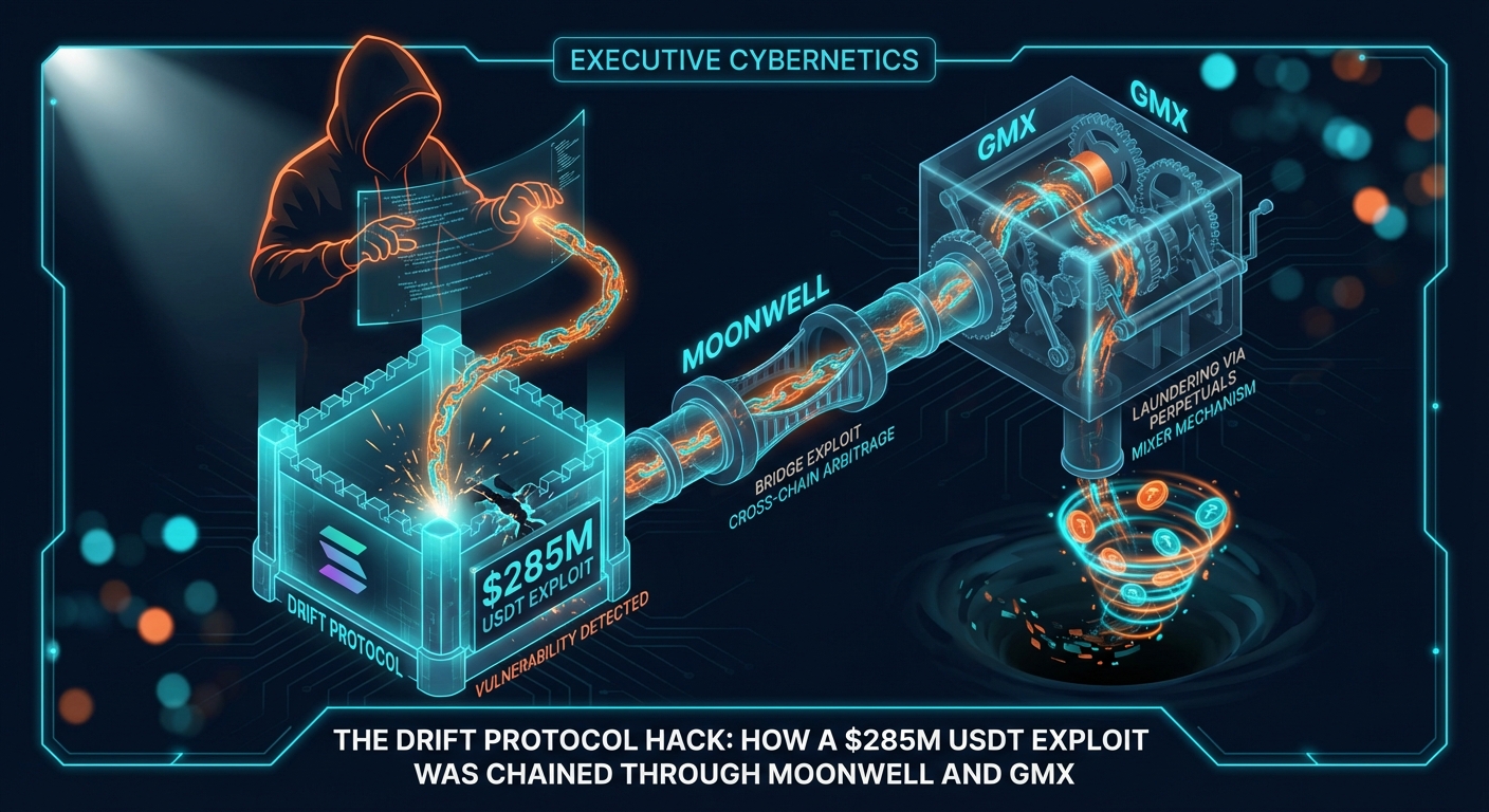 Drift Protocol Exploit: How a $285M USDT Hack Was Chained Through Moonwell and GMX
