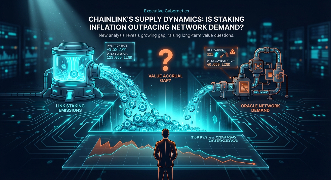 Chainlink's Supply Dynamics: Is Staking Inflation Outpacing Network Demand?