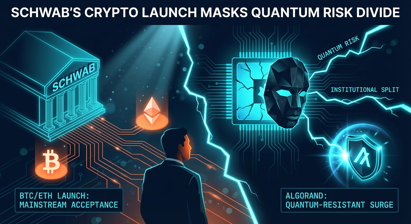 Schwab's Ethereum and Bitcoin Launch Masks Deeper Institutional Split Over Quantum Risk
