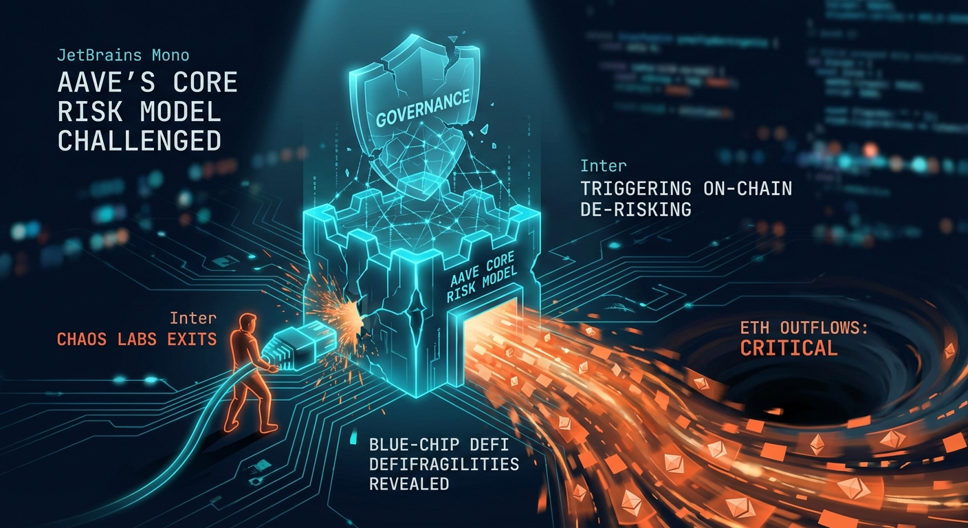 Aave's Core Risk Model Challenged as Chaos Labs Exits, Triggering On-Chain De-Risking