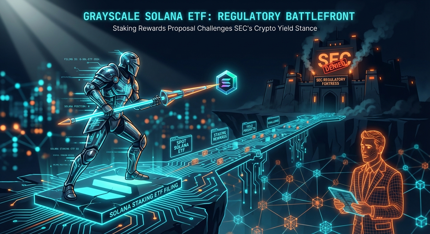 Grayscale Solana Staking ETF Filing Opens New Regulatory Battlefront