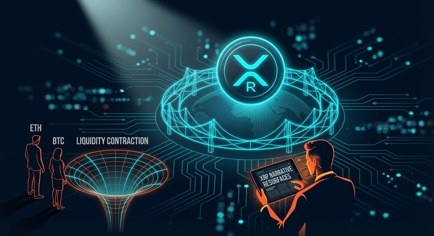 XRP Narrative Resurfaces as On-Chain Liquidity Drains from Major L1s