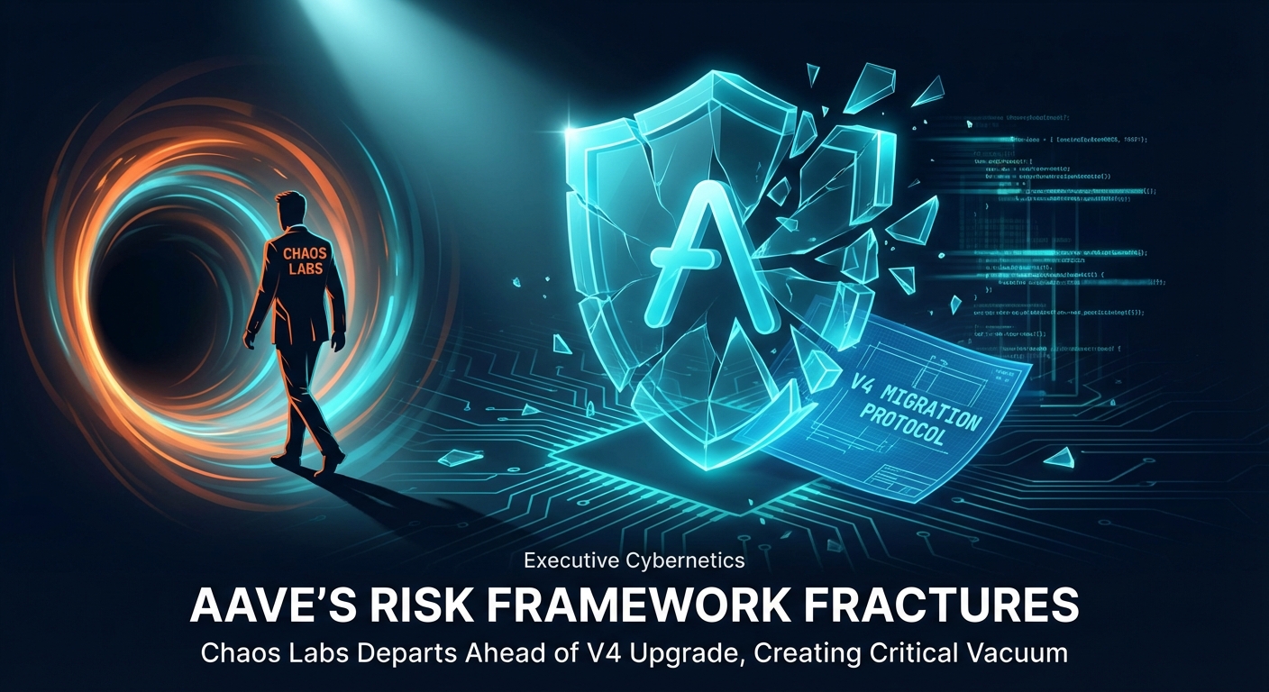 Aave's Risk Framework Fractures as Chaos Labs Departs Ahead of V4 Upgrade