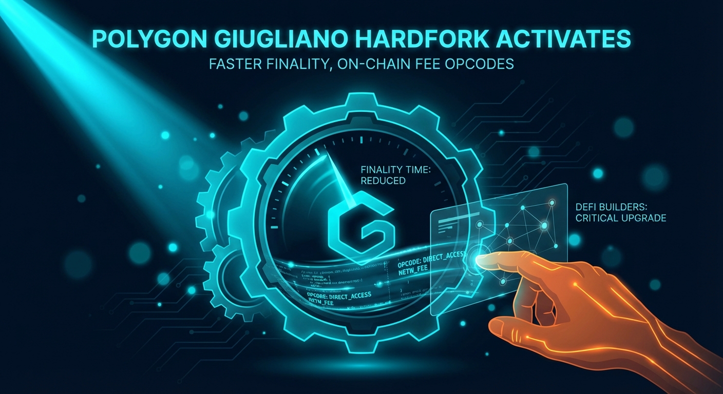 Polygon Giugliano Hardfork Activates Faster Finality, On-Chain Fee Opcodes