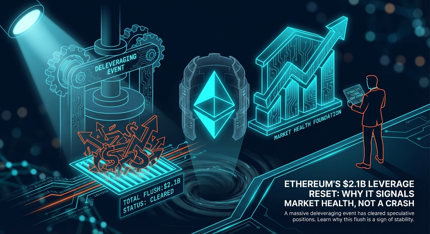 Ethereum's $2.1B Leverage Reset: Why It Signals Market Health, Not a Crash