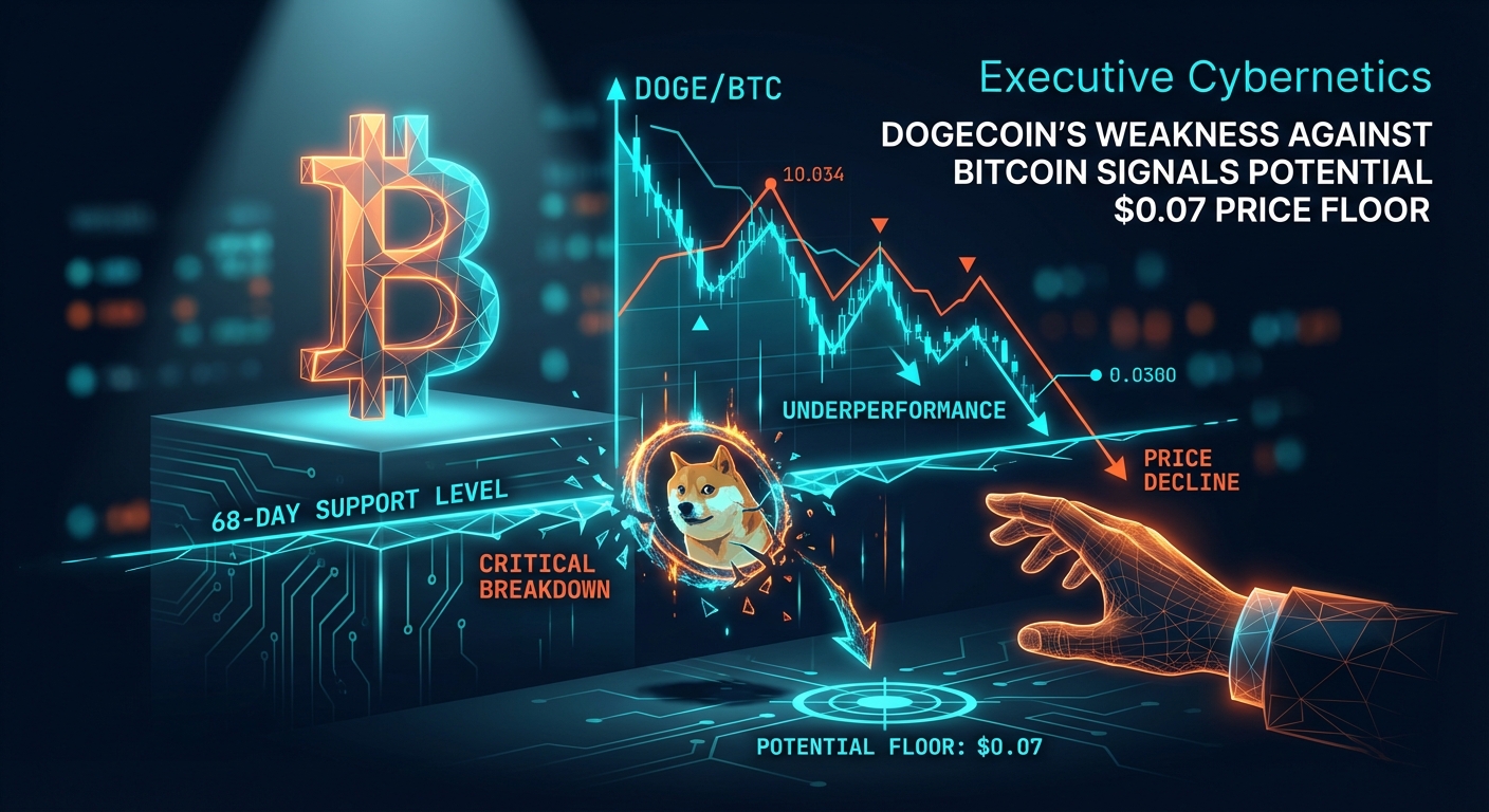 Dogecoin's Weakness Against Bitcoin Signals Potential $0.07 Price Floor
