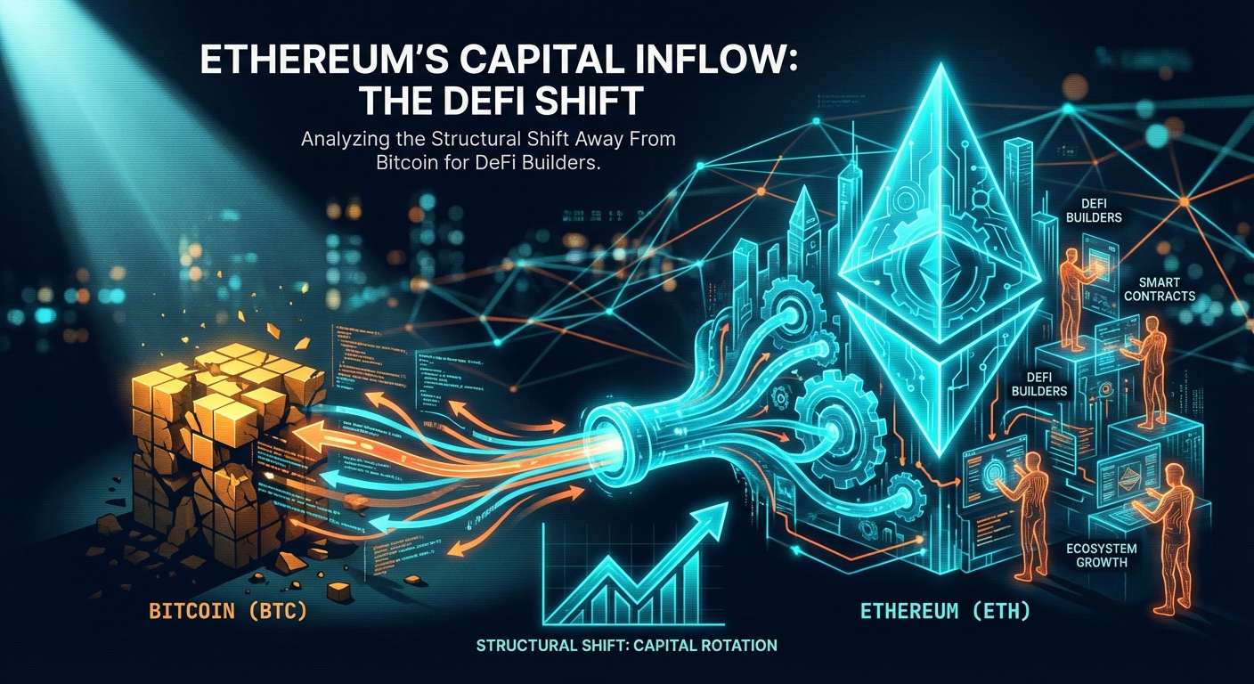 Ethereum's Capital Inflow: Analyzing the Structural Shift Away From Bitcoin for DeFi Builders