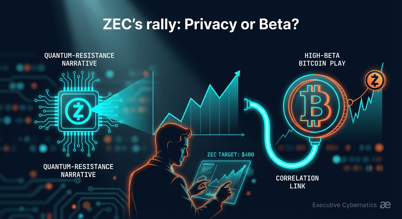 Zcash (ZEC) Targets $400: Quantum-Resistance Narrative or a High-Beta Bitcoin Play?