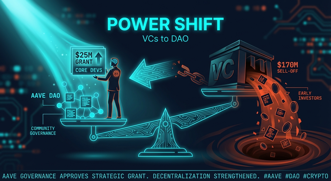 Aave DAO Deploys $25M Grant to Counter $170M Venture Capital Sell-Off