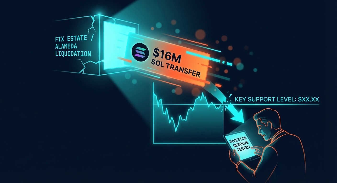 FTX Estate Moves $16M in Solana, Pressuring Key Support Levels