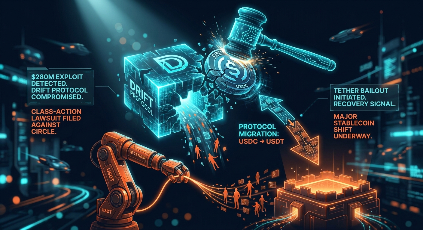 Circle Lawsuit, Tether Bailout Signal Major Stablecoin Shift After $280M Drift Exploit