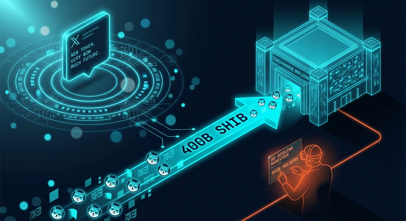 Elon Musk Reply Sparks Unrelated Meme Coin Rally, Triggering 400B Shiba Inu Exchange Inflow