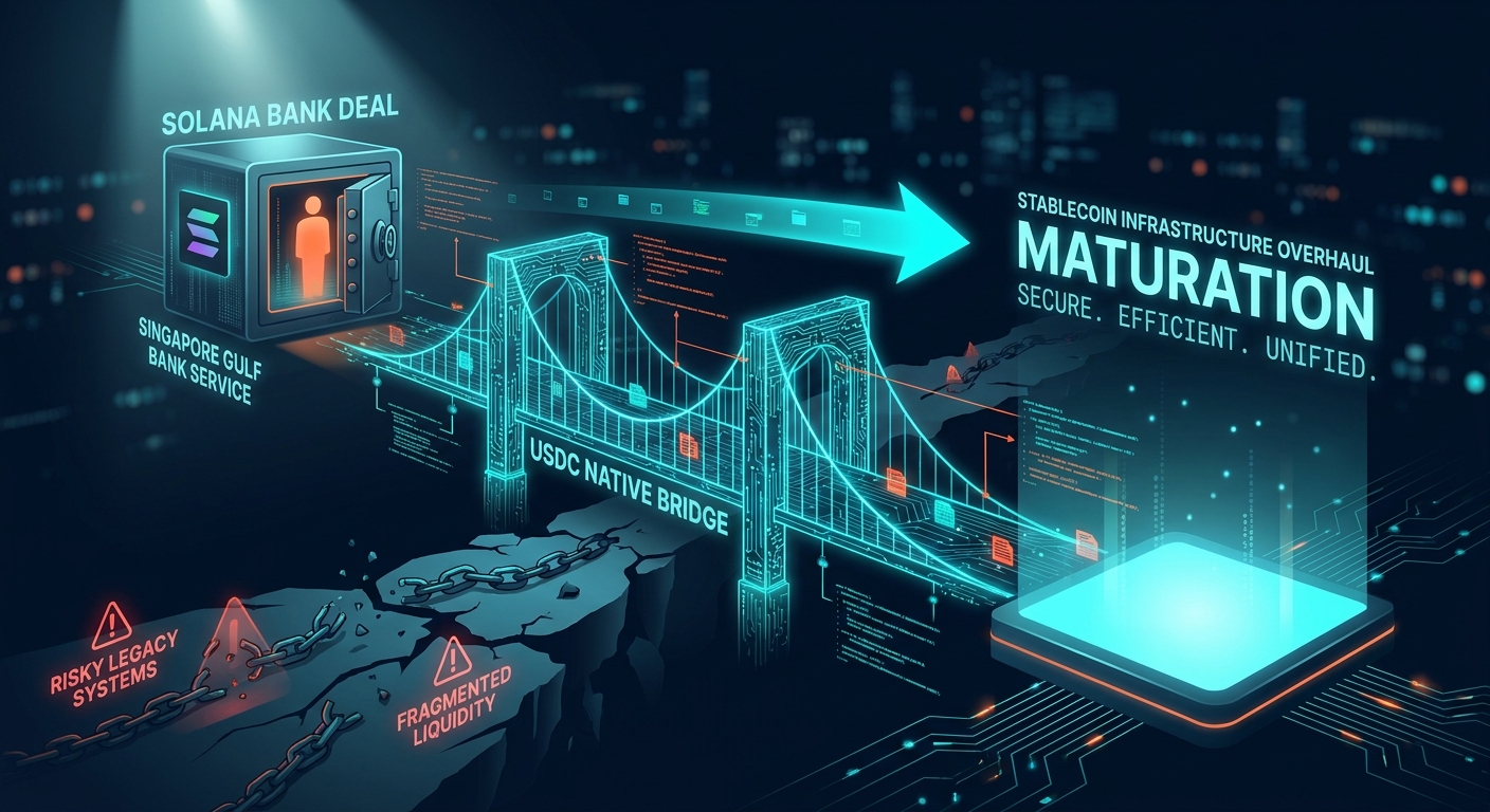 USDC's Native Bridge and Solana Bank Deal Signal a Stablecoin Infrastructure Overhaul