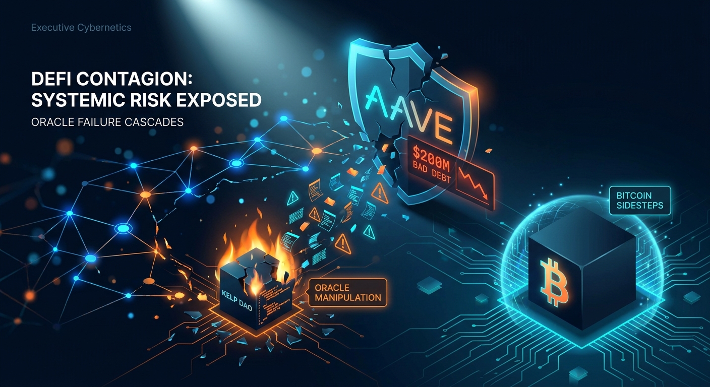 DeFi Contagion: Aave's $200M Bad Debt From Kelp DAO Hack Exposes Oracle Risk Bitcoin Sidesteps