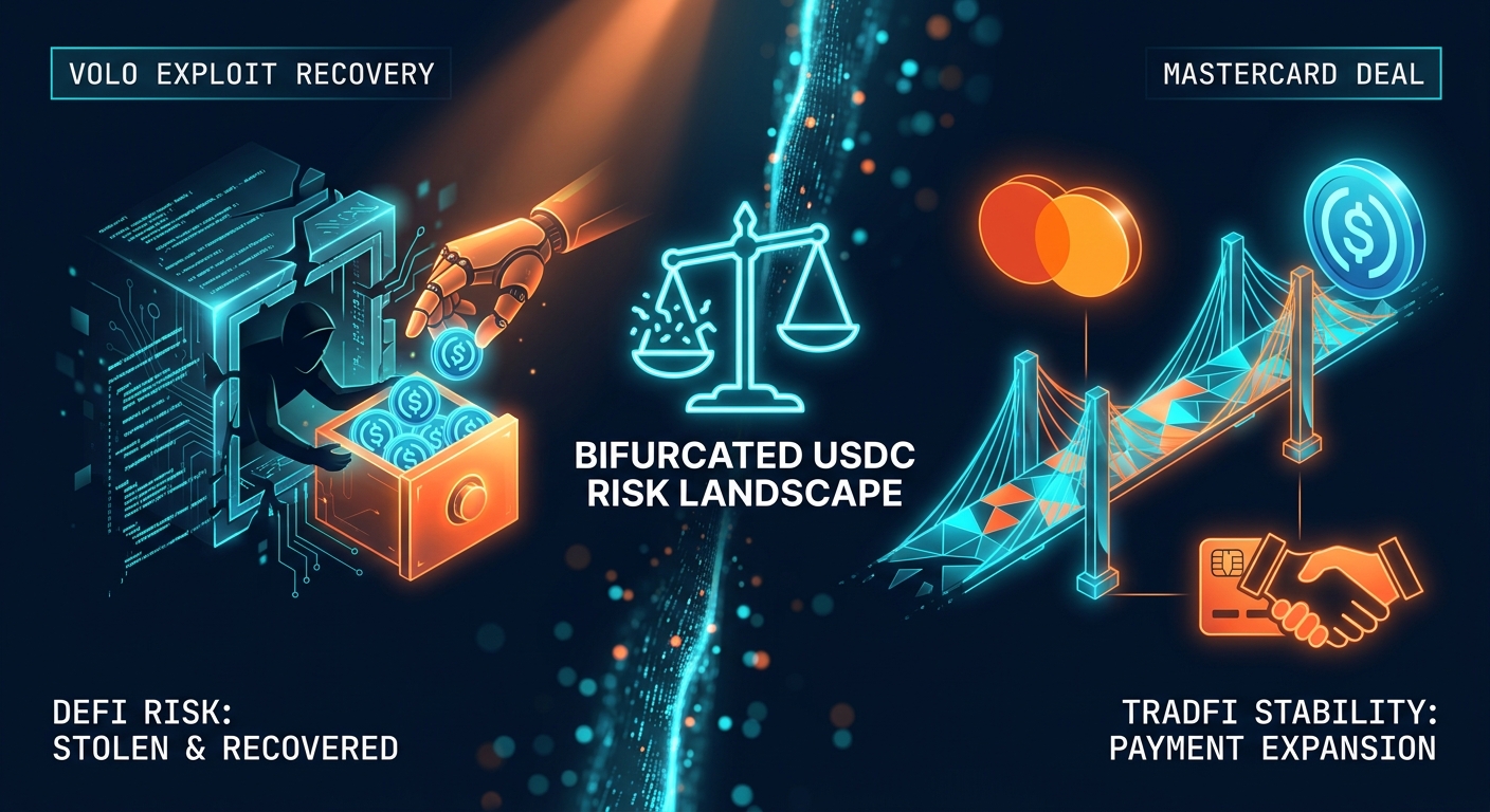 Volo Exploit Recovery and Mastercard Deal Reveal Two Faces of USDC Risk