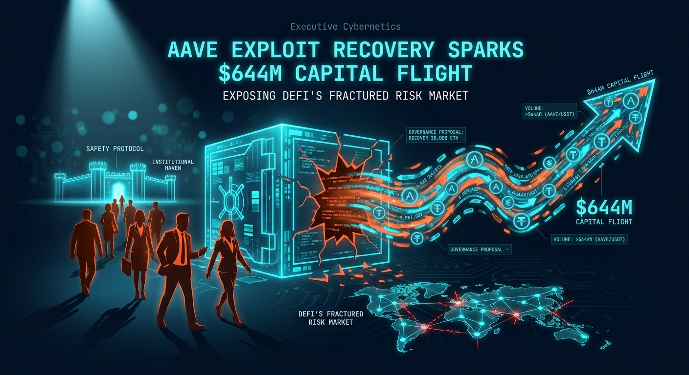 Aave Exploit Recovery Sparks $644M Capital Flight, Exposing DeFi's Fractured Risk Market