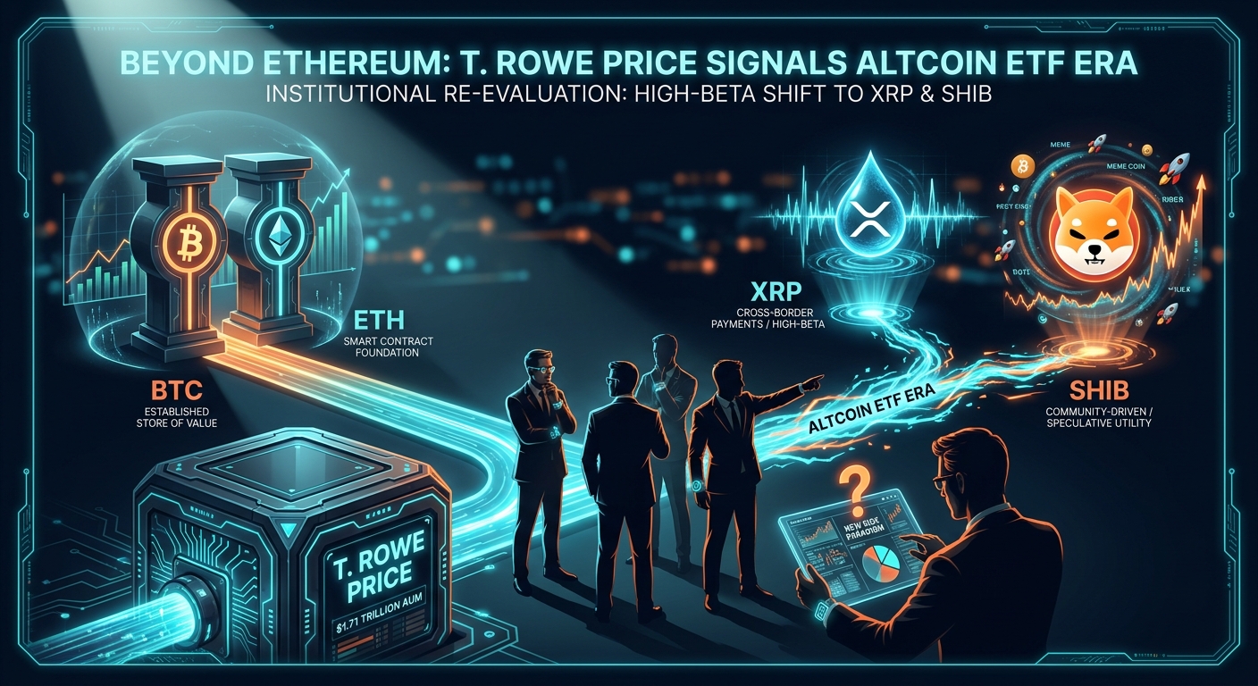 Beyond Ethereum: T. Rowe Price Signals Altcoin ETF Era with XRP, Shiba Inu Products