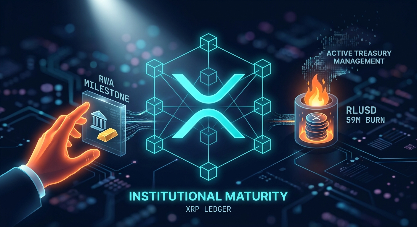 XRP Ledger Shows Institutional Maturity as RWA Activity and Stablecoin Burns Align