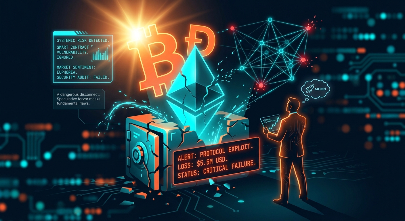 Ethereum DeFi Protocol Loses $5.5M as Bitcoin and DOGE Euphoria Masks Systemic Risk
