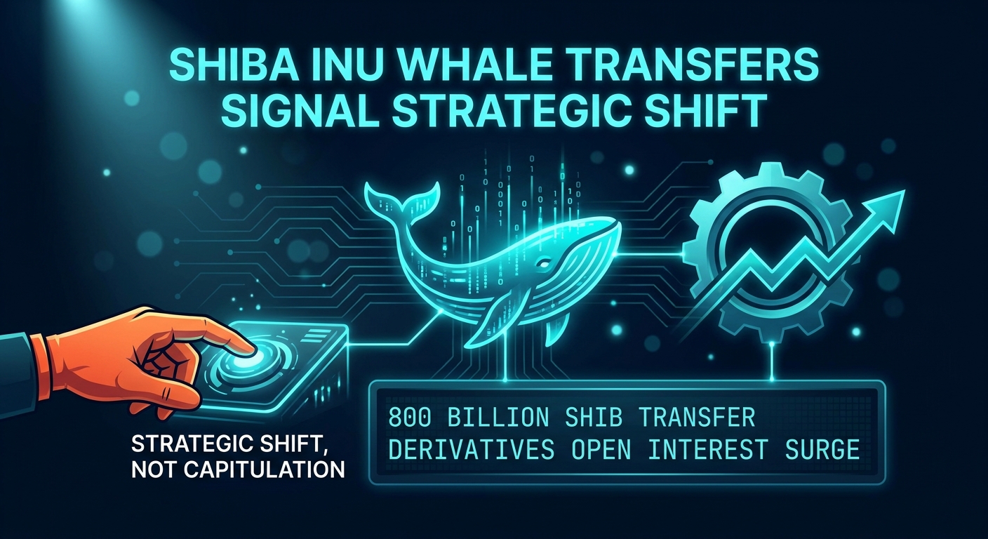 Shiba Inu Whale Transfers Signal Strategic Shift, Not Capitulation