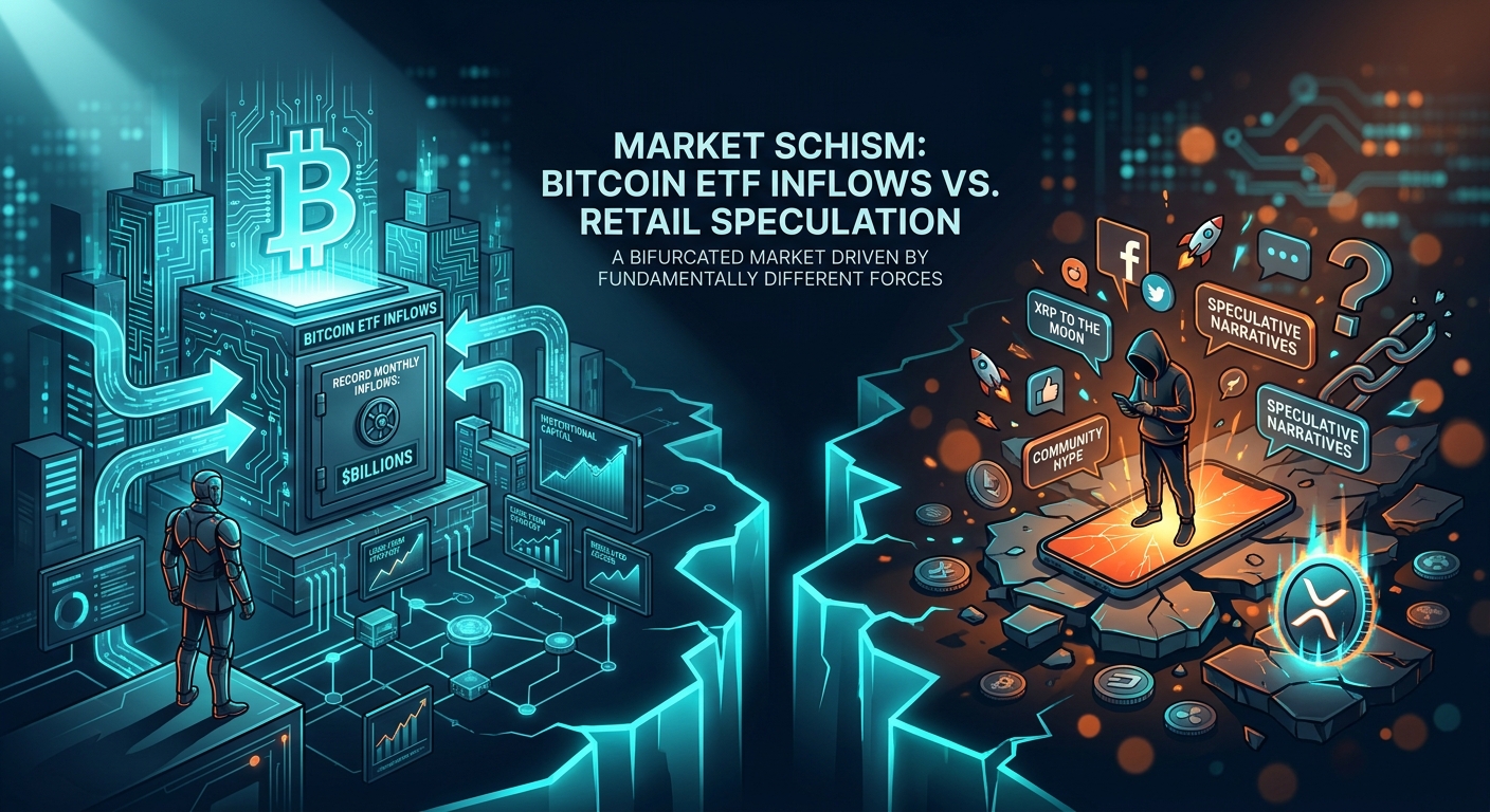 Bitcoin ETF Inflows Reveal Deepening Market Schism Between Institutions and Retail