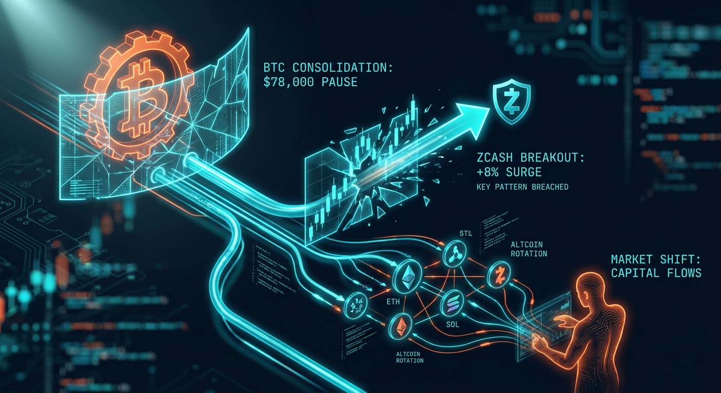 Privacy Coin Zcash Breaks Out as Bitcoin Consolidation Fuels Altcoin Rotation